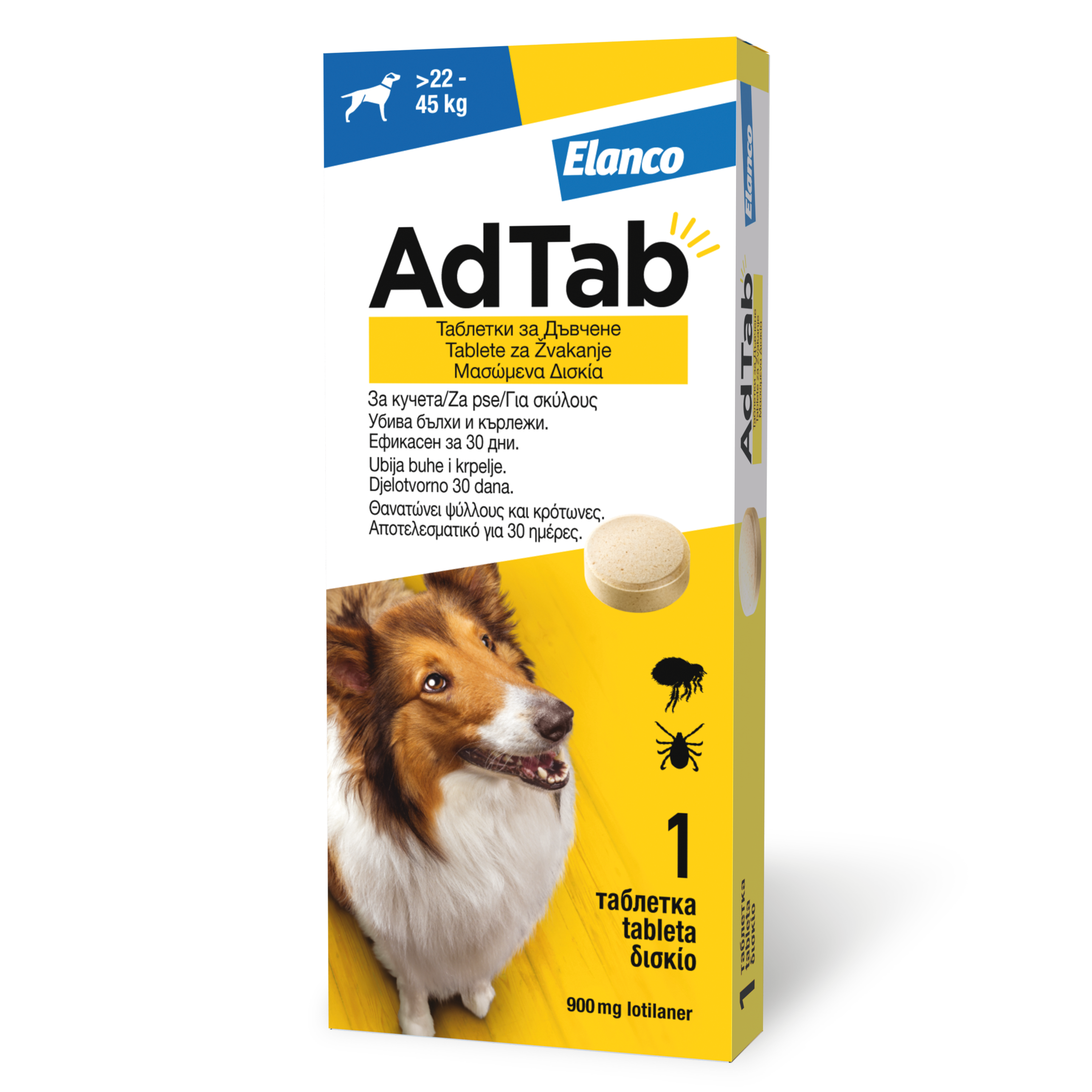 ADTab 900mg za pse 22-45kg